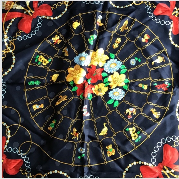 Basile hand rolled women Silk Écharpe/scarf gorgeous print & colours - Picture 6 of 7